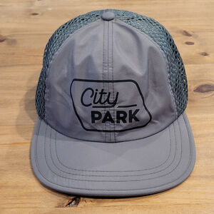 City Park Richardson Outdoor Lightweight Fish Mesh Adjustable One Size Gray